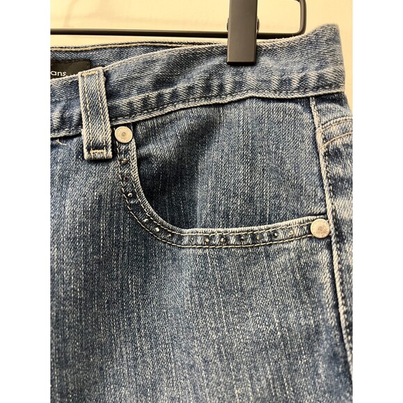 Calvin Klein Women's Bootcut Jeans with Jeweled Omega Pockets Size 8 - Picture 5 of 12